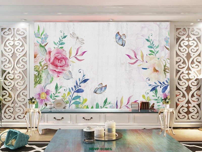 Tranh hoa bướm mực nước MDVP-016KG